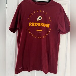 Nike Burgundy Redskins Short Sleeve Tee